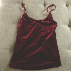 Garage velvet sleeveless top